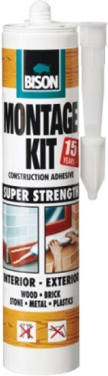 Lijm MONTAGEKIT SUPER STERKTE (350gr) 1506045