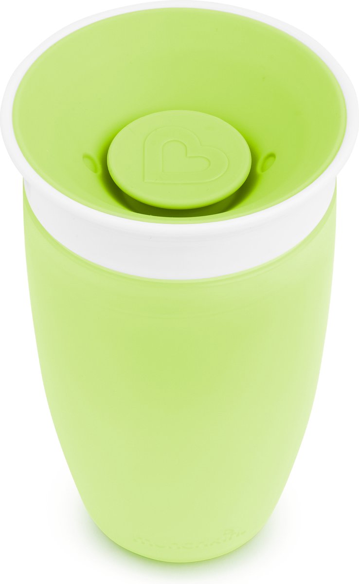 Goedkoopste Munchkin Miracle Anti-Lek 360° Drinkbeker - Sippy Cup - Oefenbeker voor Baby en Kind - 296ml - Groen