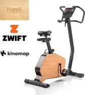 Hammer Fitness CardioPace 5.0 NorsK - Hometrainer - Ergometer - met Zwift en Kinomap - Lage Instap - Hardhout