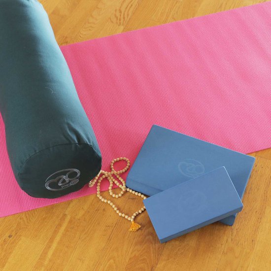 Pilates blok 205x150x25mm - blauw — afbeelding 2