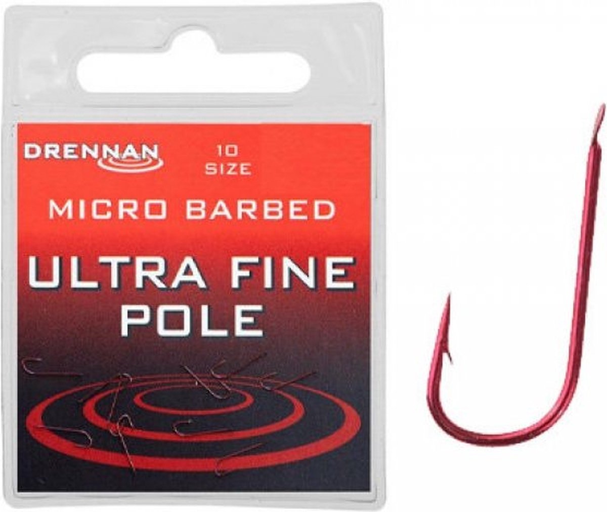 Drennan Ultra Fine Pole Spade - Micro Barbed (10pcs) - Maat : 18