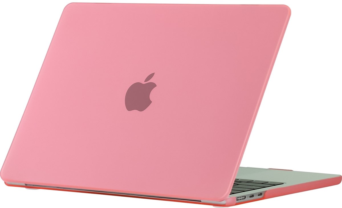 Mobigear Laptophoes geschikt voor Apple MacBook Air 15 Inch (2023-2024) Hoes Hardshell Laptopcover MacBook Case | Mobigear Matte - Roze - Model A2941