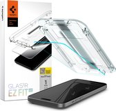 Spigen EZ Fit GLAS.tR Apple iPhone 15 Screen Protector Clear (1-Pack)