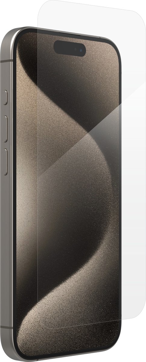 ZAGG Screen Protector Geschikt voor iPhone 15 Pro - InvisibleShield Glass Elite - Antibacterieel - Gemakkelijke Installatie