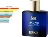 Aromatische houtachtige merkgeur, Jfenzi SAVOIR BLUE DEVIL MEN - Eau de Parfum - 100ml - 80%