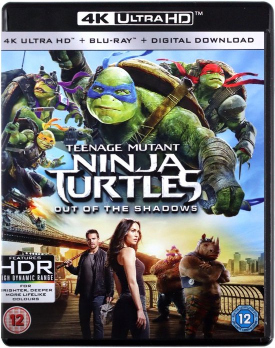 Teenage Mutant Ninja Turtles: Out of the Shadows [Blu-Ray 4K]+[Blu-Ray]