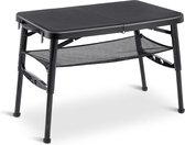 Kleine inklapbare tafel in hoogte verstelbaar voor kamperen. Opvouwbare kampeertafel voor buitenbarbecue, balkon, werkbank, opklapbare eettafel.