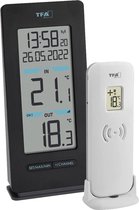 TFA Dostmann Buddy Draadloze thermometer digitaal Zwart