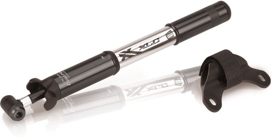 XLC PU-R03 Race Mini Fietspomp - Aluminium - Blauw/Zilver