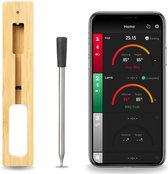 Celuxer™ Vleesthermometer Met Bluetooth en App - Keukenthermometer Digitaal - BBQ Accessoires Thermometer