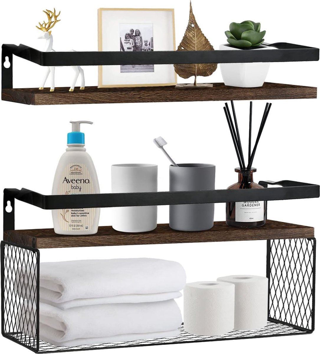 Wandrek, planken, kruidenrek, moderne wanddecoratie, boekenkast