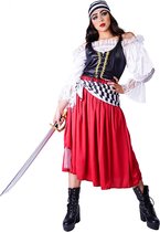 Piraat kostuum dames - Piraten kostuum - Piraten pak - Carnavalskleding - Carnaval kostuum - Maat M
