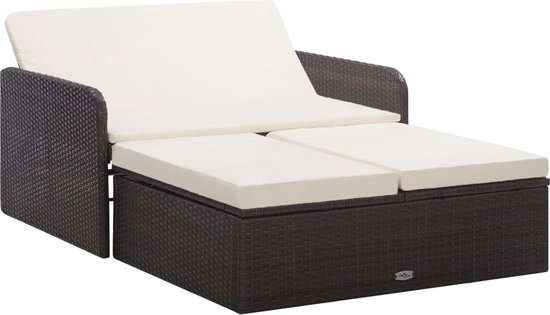 Tuinkussens Set met Waterdichte Rugleuning Kussens - Tuinmeubilair