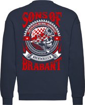 Sweater Sons Of Brabant | Kerstcadeau | Cadeau voor man | Vaderdag | Navy | maat XS