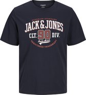 JACK&JONES JJELOGO TEE SS O-NECK 2 COL AW24 SN Heren T-shirt - Maat XXL