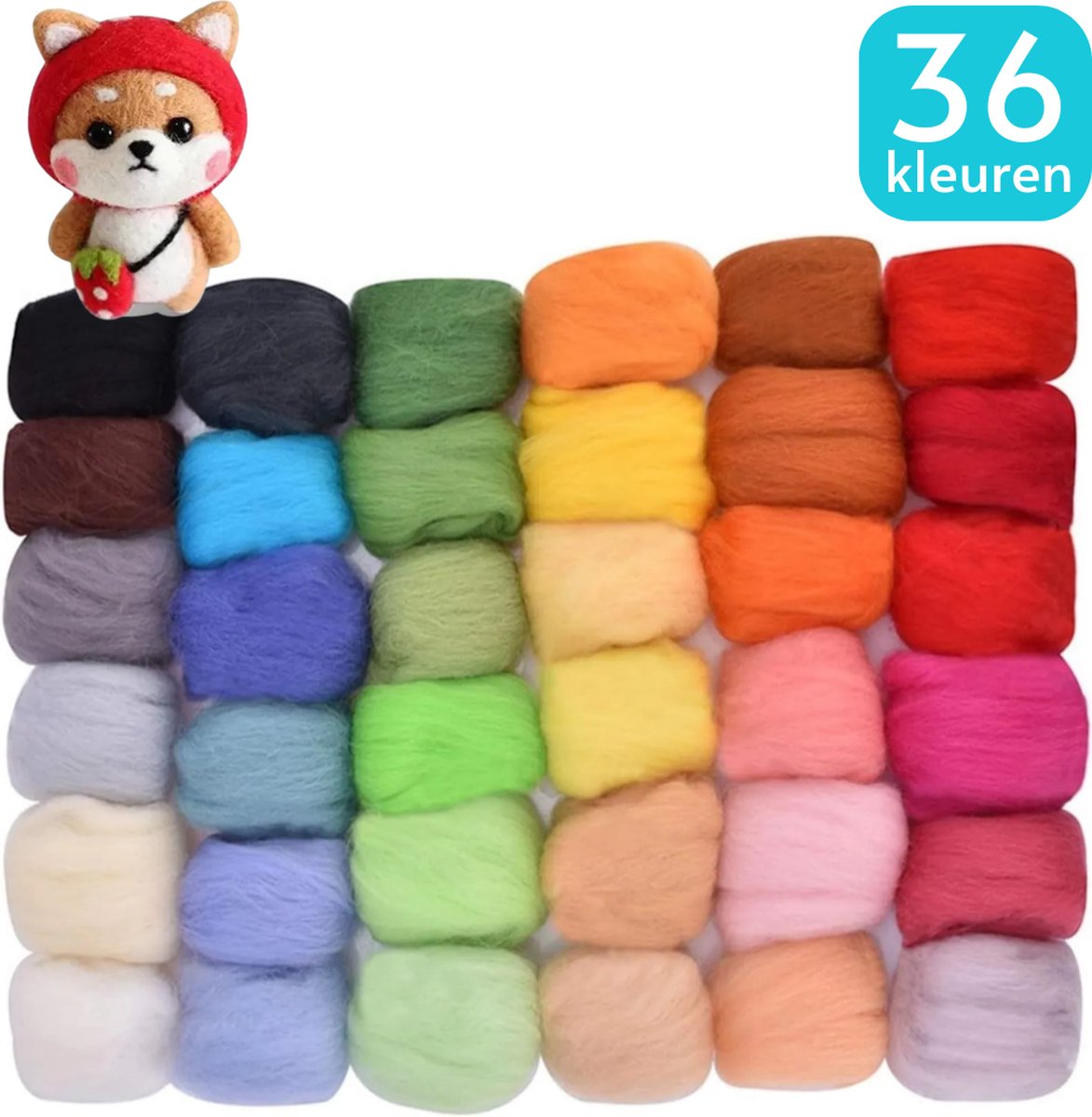 Redamancy Viltwolset met viltnaalden, sprookjeswol, 108 g