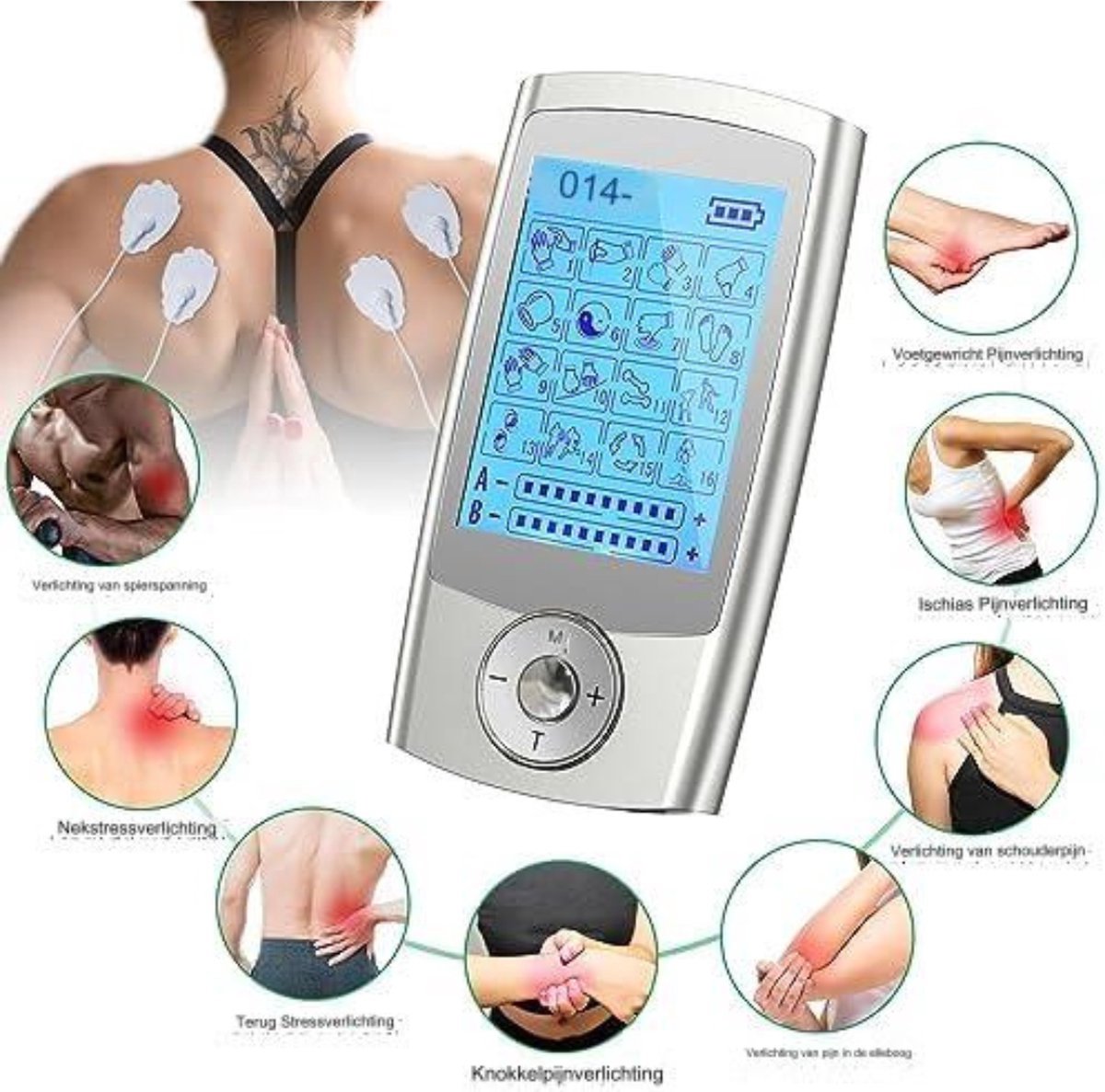 BeltAvenue Tens Apparaat Spierstimulatie met Elektroden - afbeelding 3