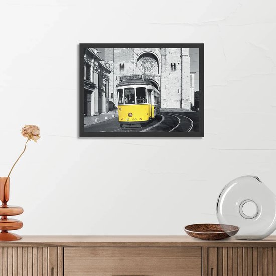 Affiche Poster 70x50cm Tableaux Image Photo Forêt Chemin Neige Wall Art