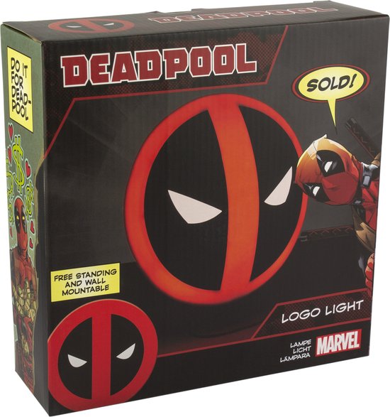 Marvel - Deadpool Nachtlamp van Paladone — afbeelding 3