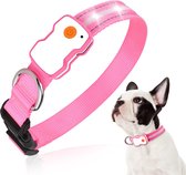 LED Halsband Hond | Luxe Led verlichte honden halsband oplaadbaar Roze waterdicht