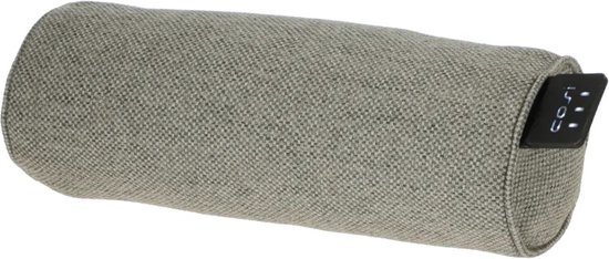 Cosipillow Bolster Comfort Gris 45x15cm Coussin chauffant - 3 réglages de chaleur - Pour intérieur et extérieur