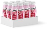 Nutramino Protein Milkshake - Whey Protein Strawberry - Ready to Drink Eiwitshake - 12 Flessen (12x330ml)