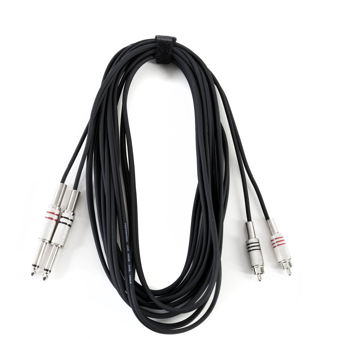 MUSIC STORE Cinch-jackkabel 6 m metaal - Audio kabel