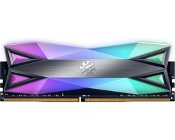 ADATA XPG Spectrix D60G - Geheugen - DDR4 - 16 GB: 1 x 16 GB - 288-PIN - 3600 MHz / PC4-28800 - CL18 - 1.40V - XMP 2.0 - RGB - zwart