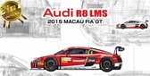 1:24 NuNu 24024 Audi R8 LMS Macau FIA GT 2015 Plastic Modelbouwpakket