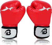 Livano Kickboks Handschoenen - Bokshandschoenen - Boxing Gloves Set - Vecht Handschoenen - Kind - Rood