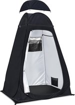 Tente de toilette de camping Tente de douche riggoo Tente à langer Pop-up Toilettes privées Vestiaire Tente de rangement Tente de toilette Plein air mobile pour le camping et la plage, avec sac de transport (UV 50+)