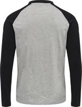 Hummel Longsleeve Hmllegacy Blocked T-Shirt L/S Grey Melange-XS