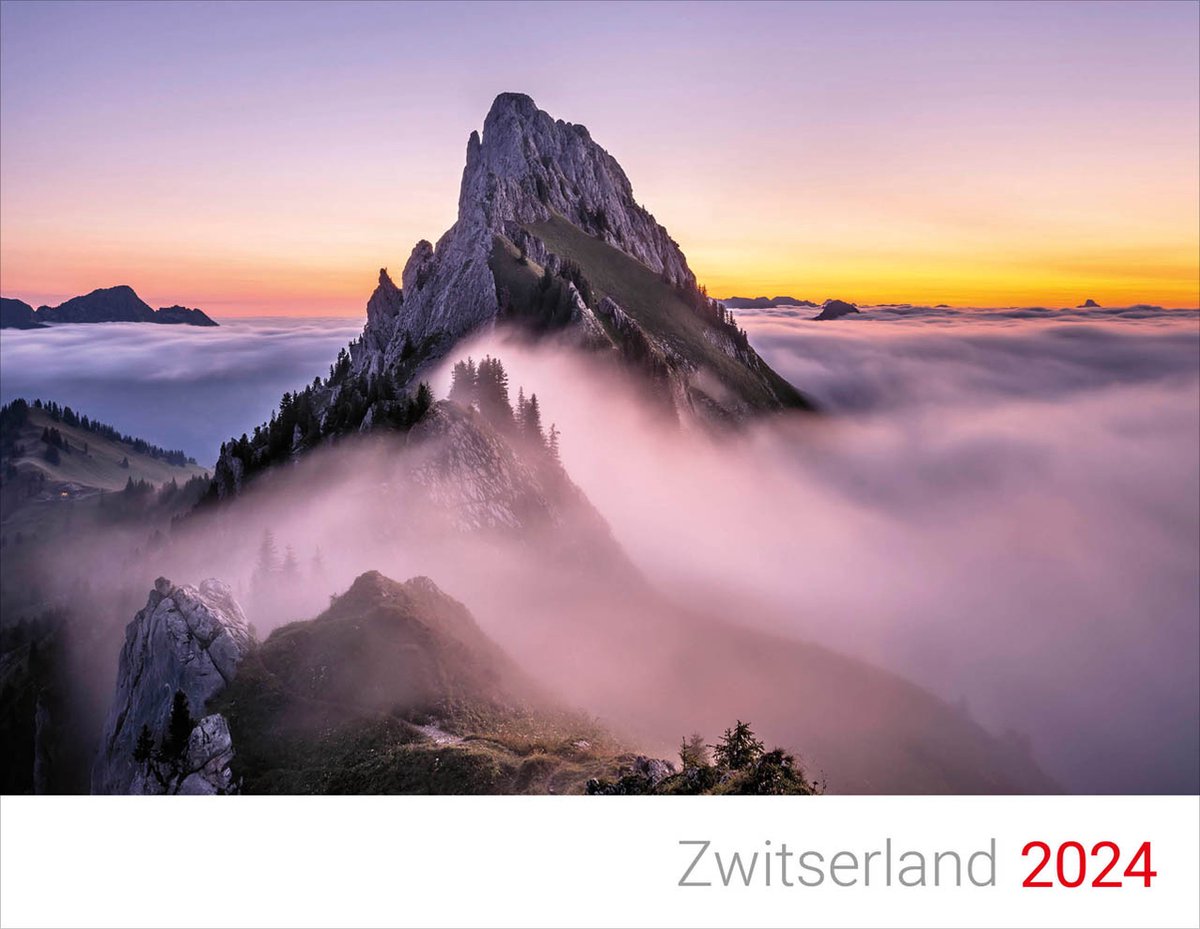 BasisBijbel Zwitserlandkalender 2024 - Nederlandstalig
