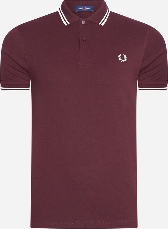 Fred Perry Twin tipped fred perry shirt - oxblood
