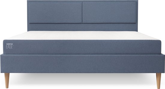 Ease By TEMPUR® Bed - Incl. Lattenbodem en Matras - Ocean Blue