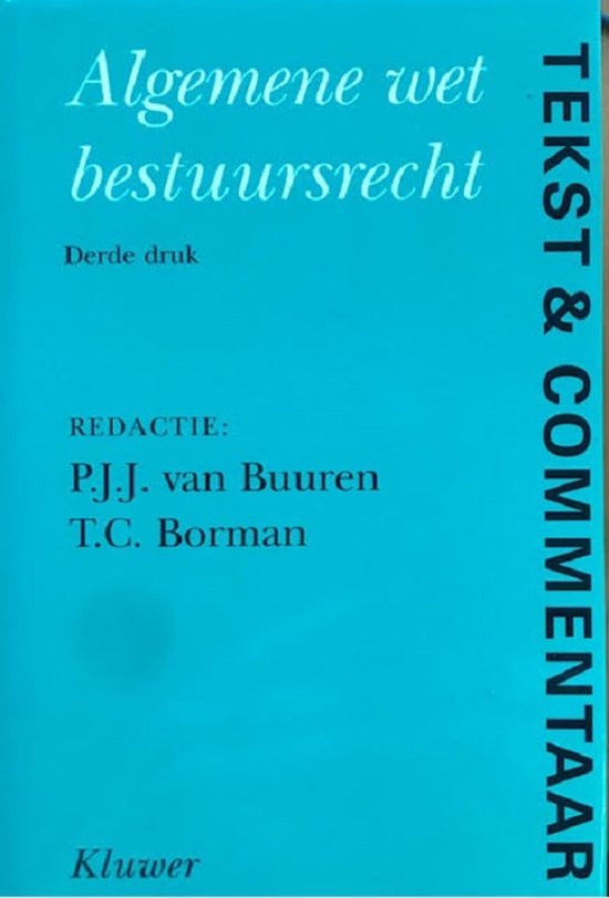 Algemene wet bestuursrecht - cover