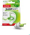 Alpine SleepSoft - Bouchons pour dormir - Atténuation maximale du bruit - Parfait pour les dormeurs sur le côté - SNR 25 dB - 1 paire