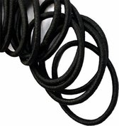 CHPN - Elastiekjes - Kleine elastiekjes - 25 stuks - Zwarte elastiekjes - Elastiekjes voor kinderen - Universeel - Haar accessoire
