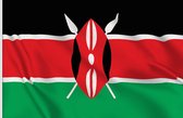 VlagDirect - Keniaanse vlag - Kenia vlag - 90 x 150 cm