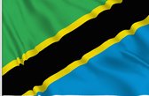 VlagDirect - Tanzaniaanse vlag - Tanzania vlag - 90 x 150 cm
