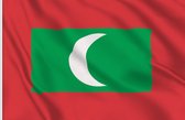 VlagDirect - Maldivische vlag - Malediven vlag - 90 x 150 cm
