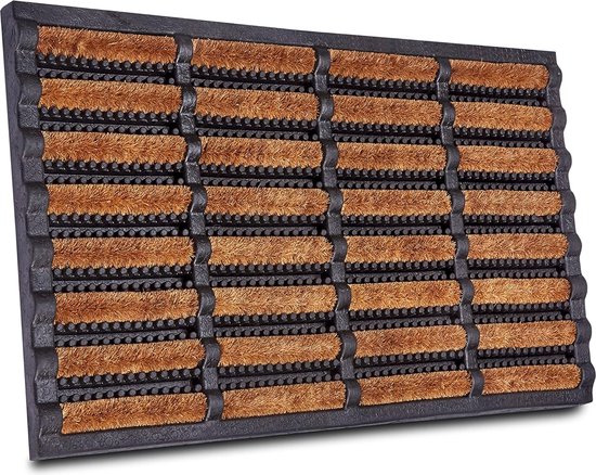 KOTARBAU® Antislip Matador deurmat vuilvangmat duurzaam bruin 40x60 cm