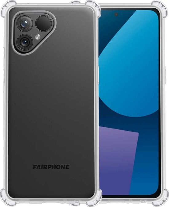 Fairphone 5 Case Siliconen Shock Proof Case Cover - Fairphone 5 Case Cover Case Antichoc - Transparent