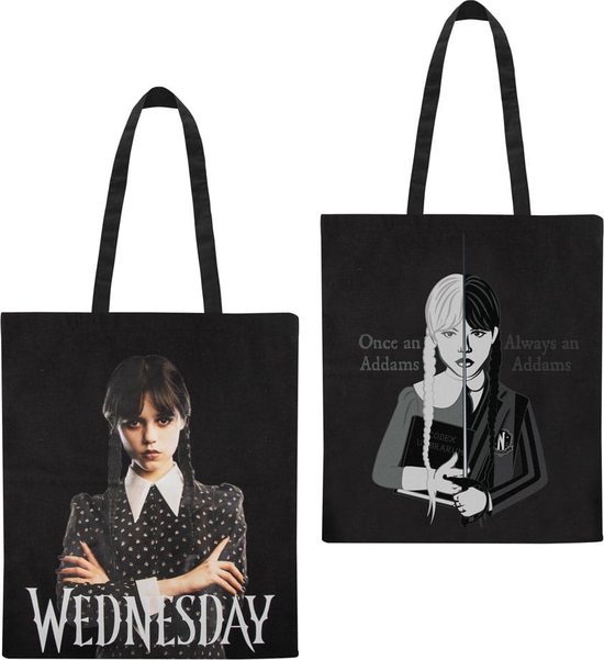 Cinereplicas Wednesday - Wednesday Addams Tote Bag / Stoffen Tas
