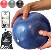 Ballon de Yoga et Pilates 23 cm - Set complet de ballons de Pilates avec sac de transport + E-Book PDF d'exercices - Ballon de Fitness optimal pour débutants et utilisateurs avancés - Ballon de gymnastique extrêmement léger Klein