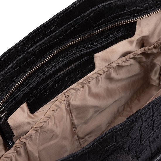 Cowboysbag - Diaper Bag Alvanley Croco Black