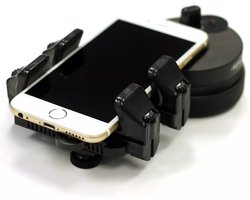 Novagrade Smartphone Double Gripper - Digiscoping adapter - zwart