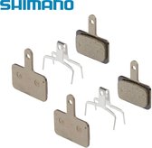Remblok set Shimano B01S / B05S Resin - Disc Brake Pad - 4 stuks / 2 paar - voor en achter