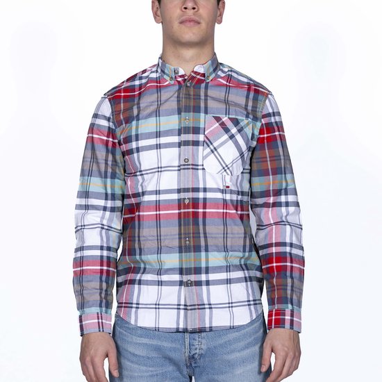 Chemise Tommy Jeans Archive Tommy Ch Multicolore - Streetwear - Adulte