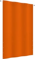 The Living Store Balkonscherm - Oxford stof - 140 x 240 cm - Waterbestendig - Oranje